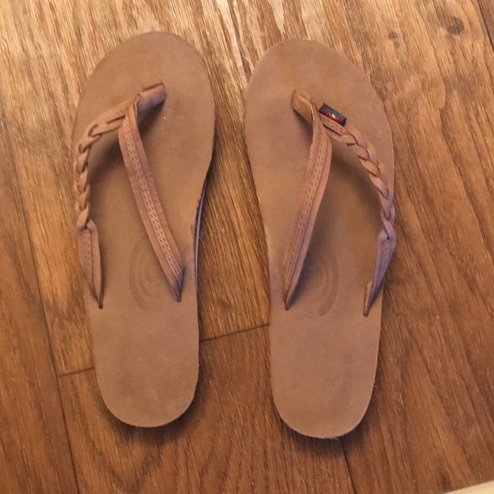 Rainbow Sandals! NWOT!